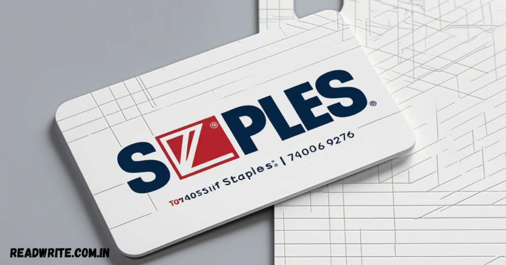 staples business card